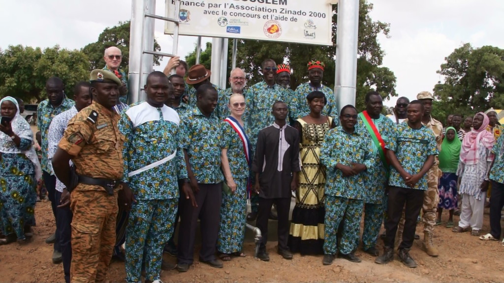 Inauguration du chateau d'eau à Bouglem